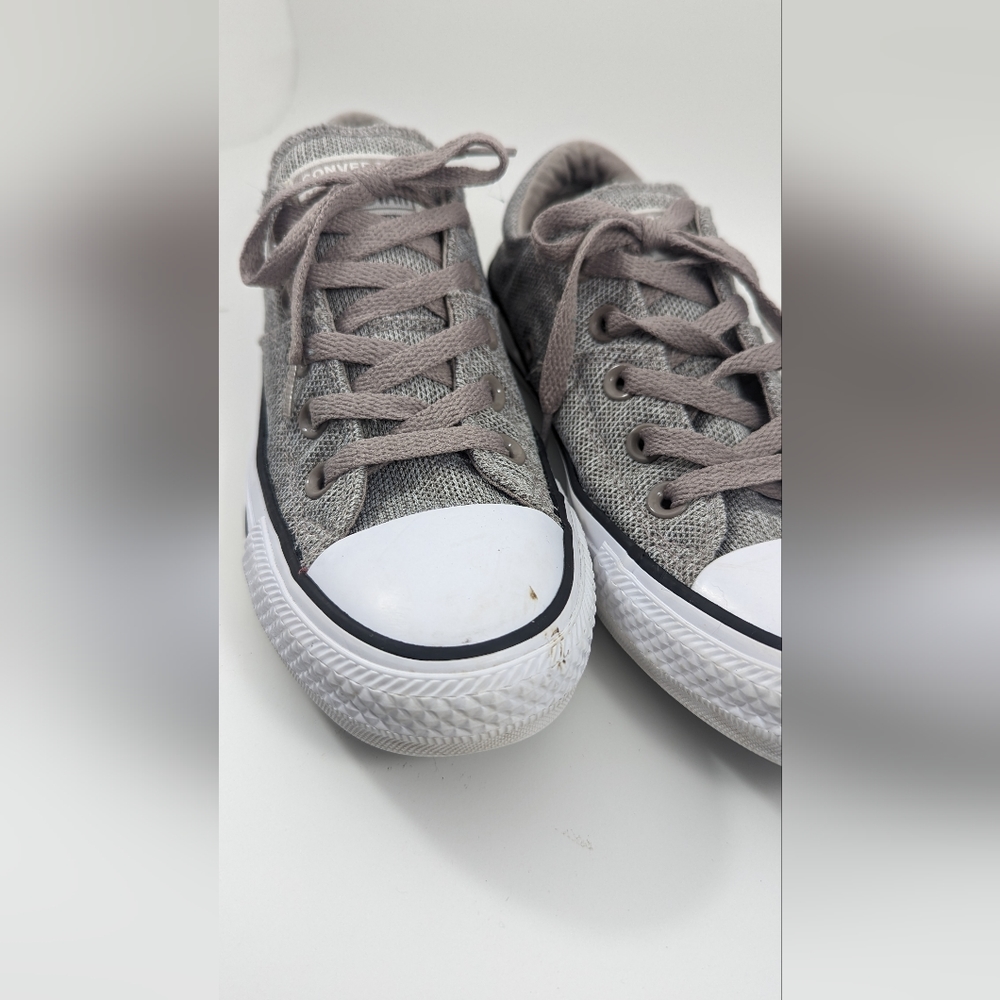 Grey canvas knit Converse